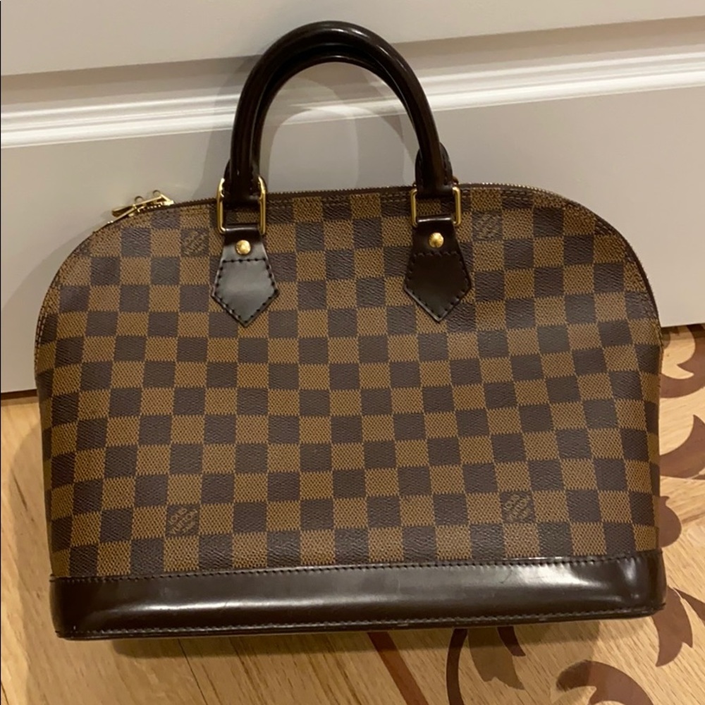 Louis VUITTON | Alma Damier Bène Canvas Satchel